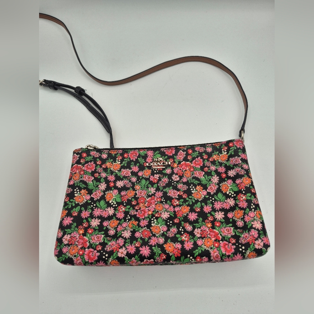 Coach Lyla Crossbody In Posey Cluster Floral Print